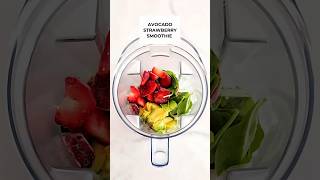 How To Make BREAKFAST Smoothies  Strawberry AVOCADO Smoothieshort [upl. by Sel]