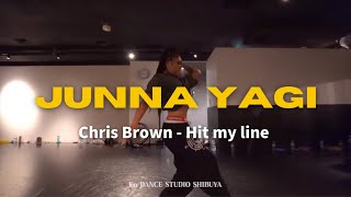 Junna Yagi Choreography  Chris Brown  Hit my line [upl. by Nonnel]