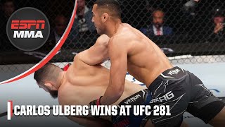 Carlos Ulberg opens up UFC 281 with knockout win ESPN MMA [upl. by Kone]