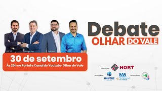 DEBATE CANDIDATOS A PREFEITO DE BRUSQUE  PORTAL OLHAR DO VALE [upl. by Kali993]