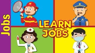 Jobs and Occupations for Kids  What Does HeShe Do  Kindergarten EFL and ESL  Fun Kids English [upl. by Leinahtan]