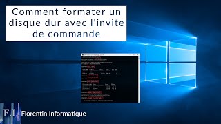 Comment formater un disque dur avec linvite de commande [upl. by Sima]