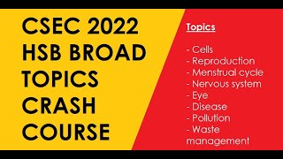 Human and Social Biology Broad Topics Crash Course 2022 [upl. by Chane]