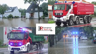 FURCHTBARE SZENEN NACH UNWETTER  Überflutungen in Erkrath  Über 500 Einsatzstellen  Großalarm [upl. by Adni]