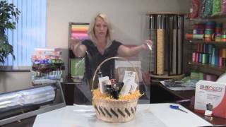 Premier Packaging  How to Make a Gift Basket [upl. by Karb]