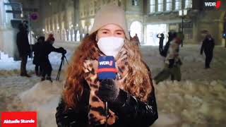 ☃️ Münster  Live vom Prinzipalmarkt Aktuelle Stunde WDR 07022021 [upl. by Belloir354]