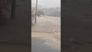 Severe flooding in Jizan Saudi Arabia March 13 2023 [upl. by Nhaj]