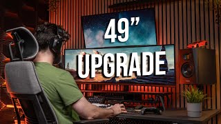 Upgrading My Gaming Setup  49 inch OLED [upl. by Walkling]