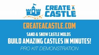 A brand new way to create an amazing sandcastle in minutes Create A Castle like never before [upl. by Uyr]