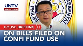 House press briefing on bills filed in relation to the OVP DepEd confidential funds probe [upl. by Carmelia]