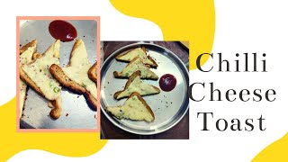 Chilli Cheese Bread Toast  Chilli cheese toast at home [upl. by Lemmy]