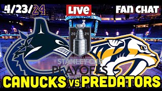 Nashville Predators vs Vancouver Canucks Live NHL Playoffs Live Stream [upl. by Ddej]