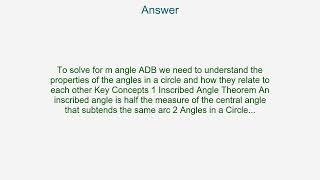 A designer creates a circular ornament as shown Identify m ADB A 30 P B 110 O mz ADB 110 O [upl. by Benji]