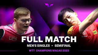 FULL MATCH  MA Long vs Alexis LEBRUN  MS SF  WTTMacao 2023 [upl. by Snapp360]