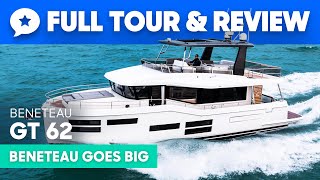 Beneteau Grand Trawler 62 Yacht Tour amp Review  YachtBuyer [upl. by Paine282]