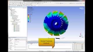 AeroMechanical Simulation of Turbomachinery Blading [upl. by Zilada]