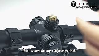 How to set up the TEAGLE ZS 624X50 SFIR FFP scope Zero Stop function [upl. by Suolekcin283]