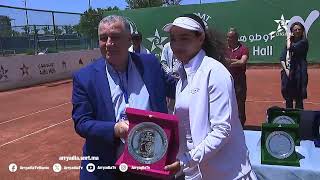 روبورتاج  الرباط  إختتام فعاليات ITF World Tennis Tour Juniors [upl. by Neyuq]