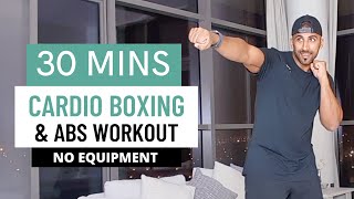 30Minute Boxercise Low Impact Cardio Boxing amp Abs Workout [upl. by Nylloc100]