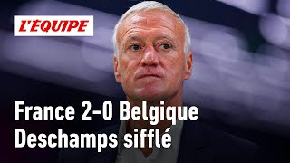 France 20 Belgique  Deschamps sifflé un vrai raslebol [upl. by Ahsiyn]