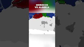 Morocco vs Algeria countryballs mapping battleroyale algeria morocco [upl. by Lumbard]