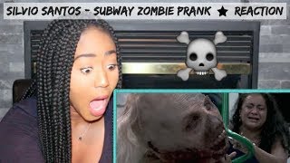 SCARY Subway Zombie Prank Zumbis no Metrô by Silvio Santos  REACTION [upl. by Cordey188]