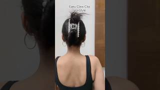 Easy Claw Clip Hairstyle hairstyle viral youtubeshorts shorts [upl. by Micro]