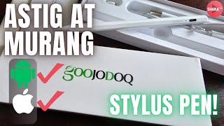 MURANG STYLUS PEN na ANDROID at APPLE COMPATIBLE  GOOJODOQ  UNBOXING and FULL REVIEW [upl. by Amelie207]