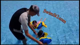 SwimSGcom  Swimming Lessons Toddlers Kids Singapore at bedok heartbeat [upl. by Aisanahta]