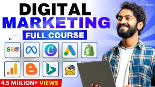 DIGITAL MARKETING Full Course for Beginners in 3 Hours  Learn Digital Marketing in 2024 [upl. by Akkahs]