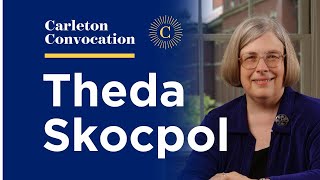 Carleton College Convocation with Theda Skocpol  October 25 2024 [upl. by Madora]