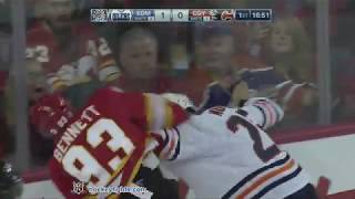 Darnell Nurse vs Sam Bennett Nov 17 2018 [upl. by Suirtimid]