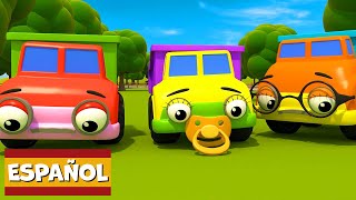 5 pequeñas volquetas  Garaje de Gecko  Carros para niños  Vídeos educativos [upl. by Yttik]