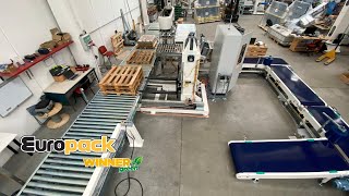 Robot Pallettizzatore per sacchi  Winner 600 GREEN  Europack [upl. by Tu]