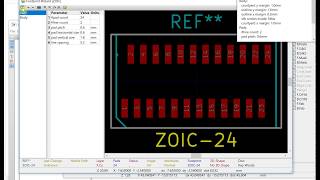 KiCad Lesson 08 Create a new footprint by using footprint wizard [upl. by Nomad]