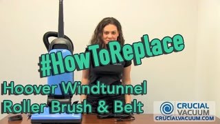 Hoover Windtunnel Widepath Roller Brush amp Belt Replacement Part  48414110  48414062  40201160 [upl. by Teloiv77]