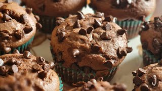 Recette des muffins aux pépites de chocolat [upl. by Kostman]