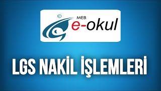 2024 EOkul Nakil İşlemleri  LGS Nakil Nasıl Yapılır [upl. by Oniotna777]