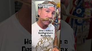 How I make a DeathGripWax mustache bobandelliothismustache [upl. by Odnanref74]