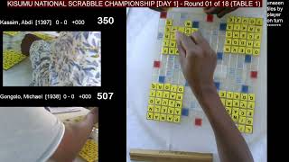 KISUMU NATIONAL SCRABBLE CHAMPIONSHIP  2023 Day 1 [upl. by Enywtna]