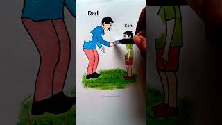 Why Fathers Need To Be Affectionate With Their Sons shorts shortsfeed youtubeshorts art [upl. by Adnylem]