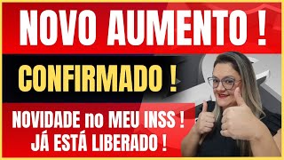 🔴 NOVO AUMENTO CONFIRMADO   NOVIDADE no MEU INSS JÁ ESTÁ LIBERADO   ANIELI EXPLICA [upl. by Morganstein]