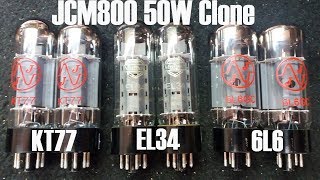 JCM800 clone  EL34 x 6L6 x KT77 [upl. by Sackey]