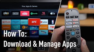 How to  Download amp Manage apps Panasonic Fire TV [upl. by Melvin537]