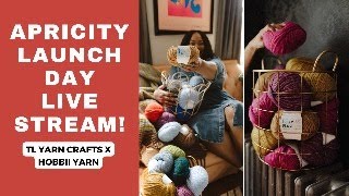 MY NEW YARN IS HERE Apricity Yarn Launch Party TLYC x Hobbii [upl. by Tirma249]