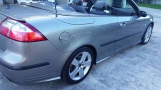 2006 SAAB 93 AERO CONVERTIBLE 28 V6 TURBO AT FIRST FLORIDA MOTOR SPORTS POMPANO BEACH FLORIDA [upl. by Enecnarf]