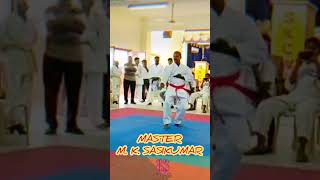 SHIHAN MK SASIKUMAR  KARATE  CHENNAI [upl. by Ssilb368]