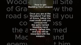 How to get Madding Hand weapon Elden Ring Shadow of the Erdtree eldenring [upl. by Annhoj892]