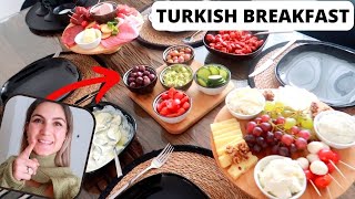 TÜRKISCHES FRÜHSTÜCK VORBEREITEN  TURKISH BREAKFAST FOODINSPO 🍳 TBATB [upl. by Schoof]