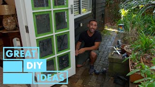 How to Replace a Section of Weatherboard and Fix a Rotting Wooden Door  DIY  Great Home Ideas [upl. by Enila]